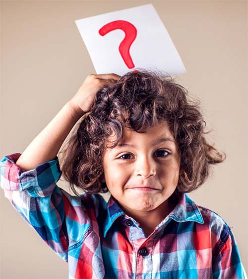 Un accompagnement personnalisé de votre enfant ou adolescent enfant point interrogation portrait